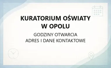 Kuratorium Oświaty w Opolu - kontakt, skargi, awans nauczycieli i uznanie świadectw