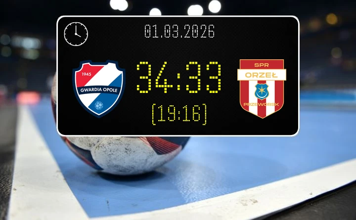 [PIŁKA RĘCZNA] Gwardia Opole – SPR Orzeł Przeworsk 34:33 – I Liga Mężczyzn (Grupa D), kolejka 18