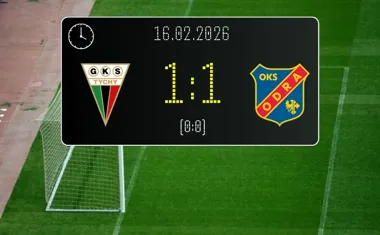 [PIŁKA NOŻNA] GKS Tychy – Odra Opole 1:1 – Remis w Betclic 1. lidze na śnieżnym Tychy City Stadium