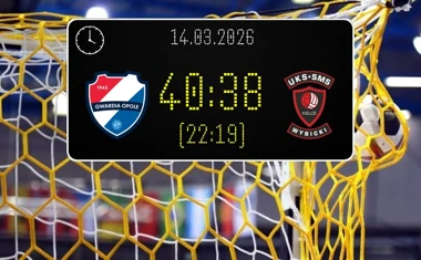 [PIŁKA RĘCZNA] Gwardia Opole – UKS SMS Wybicki Kielce 40:38 – wielkie emocje w I Lidze Mężczyzn (Grupa D), kolejka 20