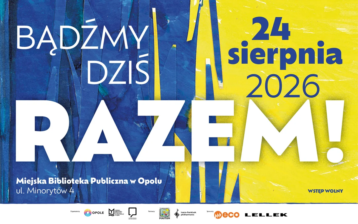 Grafika promocyjna wydarzenia BĄDŹMY DZIŚ RAZEM!
