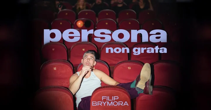 Grafika promocyjna wydarzenia Filip Brymora stand-up „Persona non grata” w Opolu