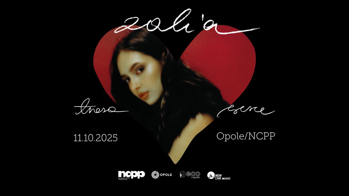 Grafika promocyjna wydarzenia Jesienna trasa koncertowa ZALIA w Opolu