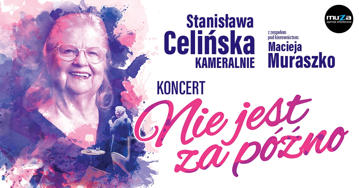 Grafika promocyjna wydarzenia Koncert Stanisławy Celińskiej w Teatrze Kochanowskiego w Opolu