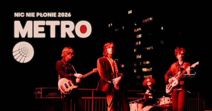 Grafika promocyjna wydarzenia Metro w Opolu — koncert 24 kwietnia 2026