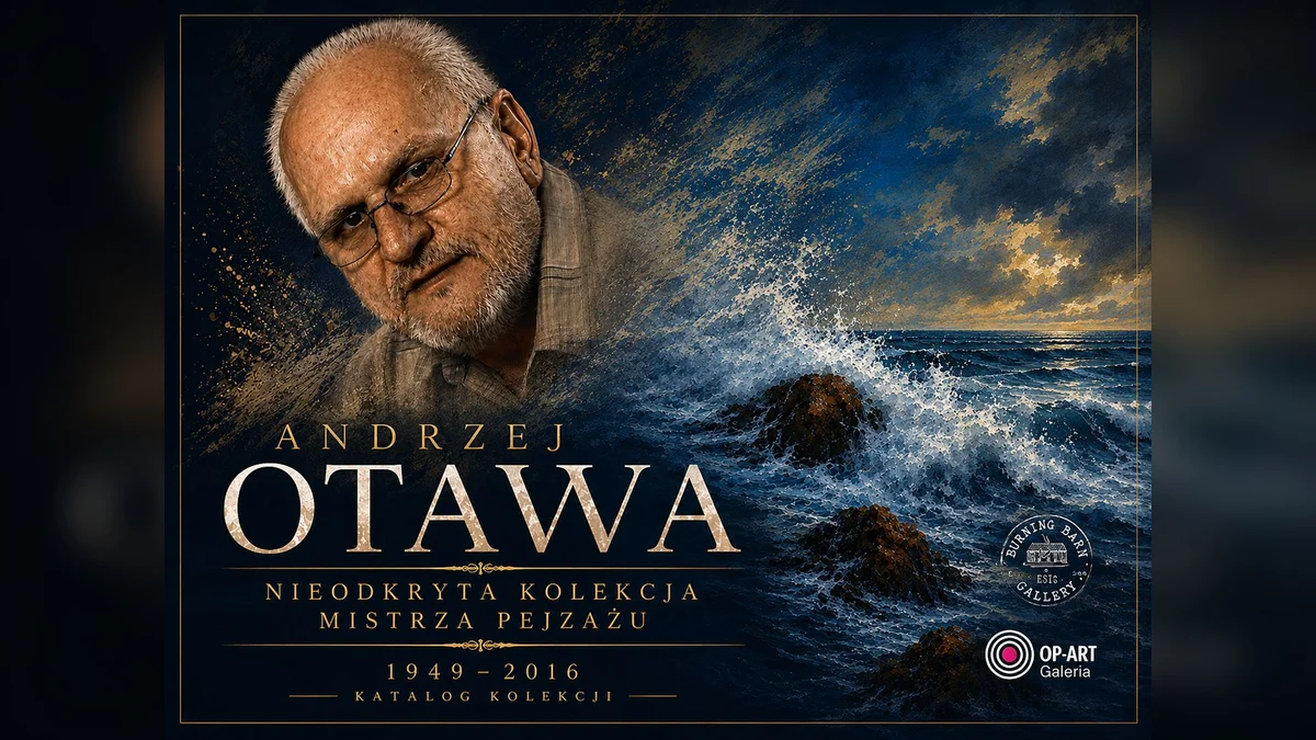 Grafika promocyjna wydarzenia „Nieodkryta kolekcja” Andrzeja Otawy – wernisaż