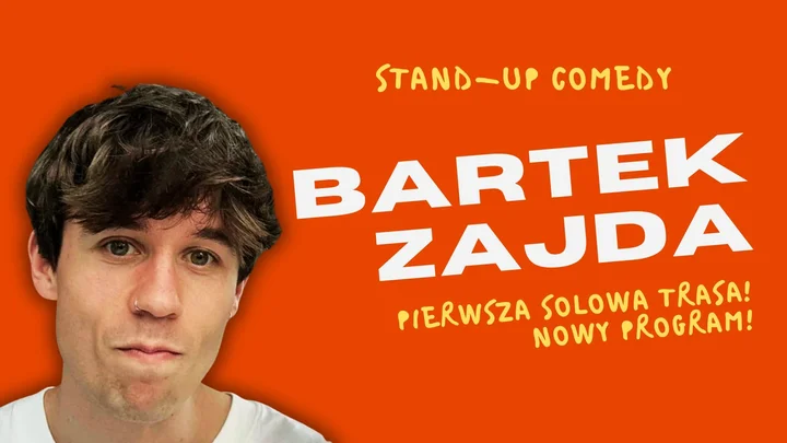 Grafika promocyjna wydarzenia Bartek Zajda Stand-up w Opolu — 14 lutego 2026, solo show i crowdwork