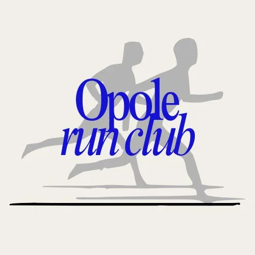 Grafika promocyjna wydarzenia Opole Run Club — wspólny bieg po Wyspie Bolko (1 lutego, Opole)