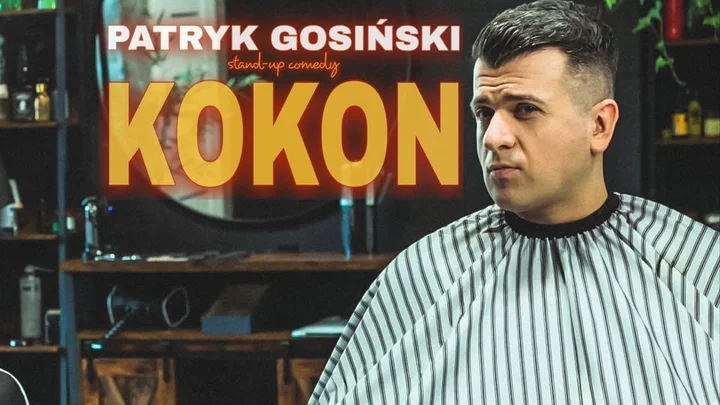 Grafika promocyjna wydarzenia Stand-up Patryk Gosiński w programie „Kokon” — Opole