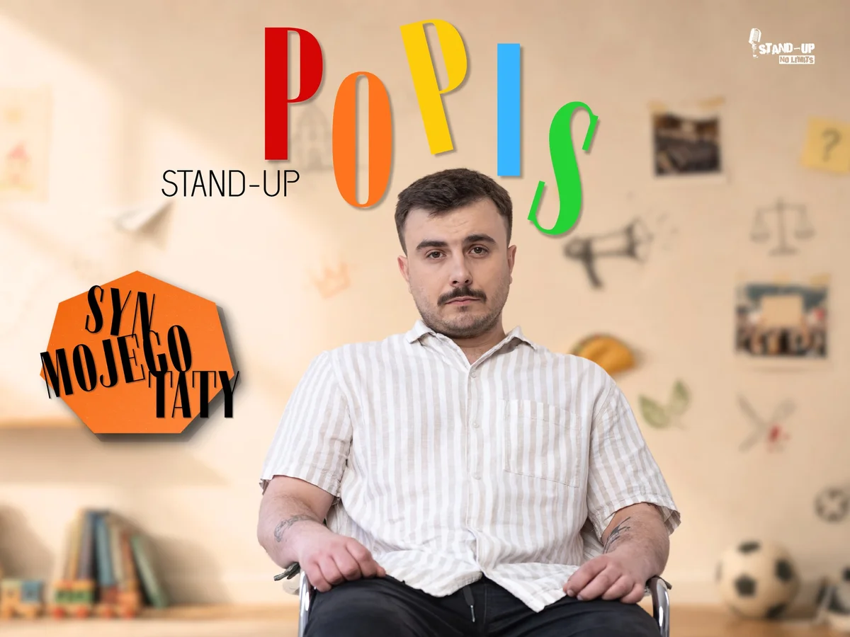 Grafika promocyjna wydarzenia OPOLE! SynMojegoTaty „POPIS” – stand-up