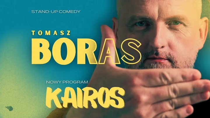 Grafika promocyjna wydarzenia Tomasz Boras — Kairos (stand-up) w Opolu