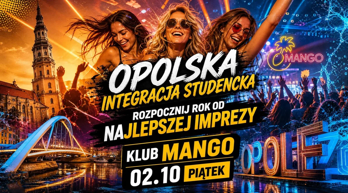 Grafika promocyjna wydarzenia Opolska Integracja Studencka 2026 w Opolu
