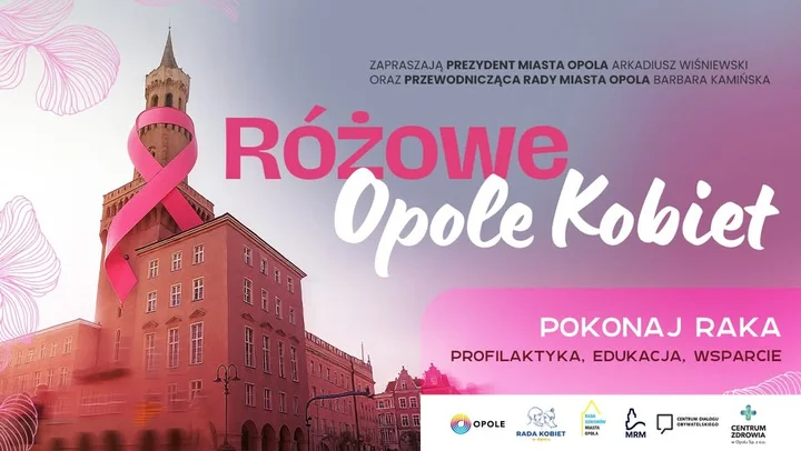 Obrazek przedstawia grafikę promocyjną wydarzenia Kampania profilaktyczna dotycząca zdrowia kobiet w Opolu
