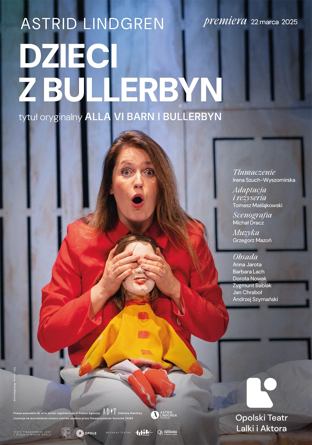 Grafika promocyjna wydarzenia Spektakl „Dzieci z Bullerbyn” w Opolskim Teatrze Lalki i Aktora
