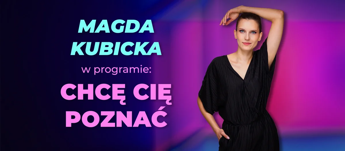 Grafika promocyjna wydarzenia Stand-up z Magdą Kubicką w Opolu – drugi termin występu