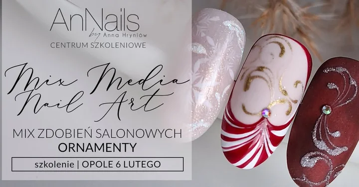 Grafika promocyjna wydarzenia Mix Media NailArt - ORNAMENTY (AnNails Opole)