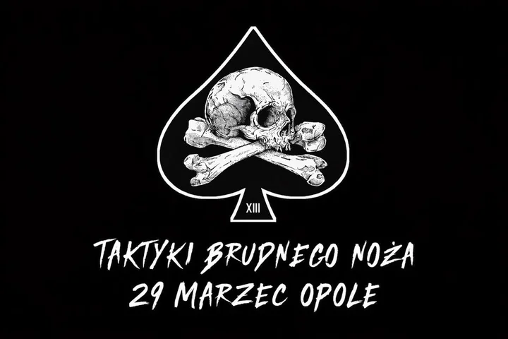 Grafika promocyjna wydarzenia Taktyki Brudnego Noża — wersja cywil, Opole (29 marca 2026)