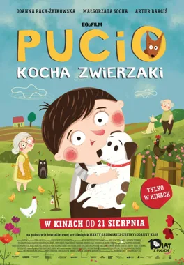 Grafika promocyjna wydarzenia Film „Pucio kocha zwierzaki” w Kinie Meduza