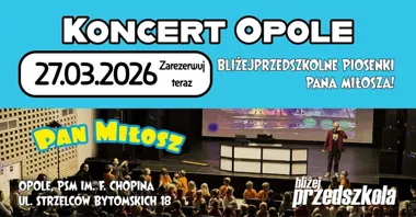 Grafika promocyjna wydarzenia Koncert Pana Miłosza w Opolu — 27 marca 2026