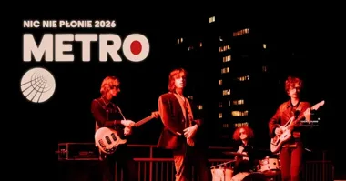 Grafika promocyjna wydarzenia Metro w Opolu — koncert 24 kwietnia 2026