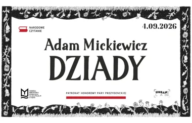 Grafika promocyjna wydarzenia Narodowe Czytanie 2026