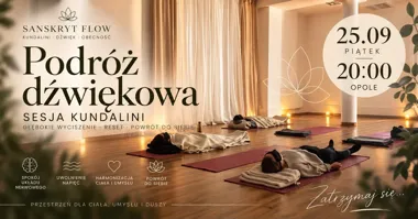 Grafika promocyjna wydarzenia OD NOWA | Podróż dźwiękowa – wyciszenie w Opolu