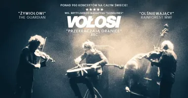 Grafika promocyjna wydarzenia VOŁOSI w Opolu — koncert w Teatrze Ekostudio, 12 marca 2026