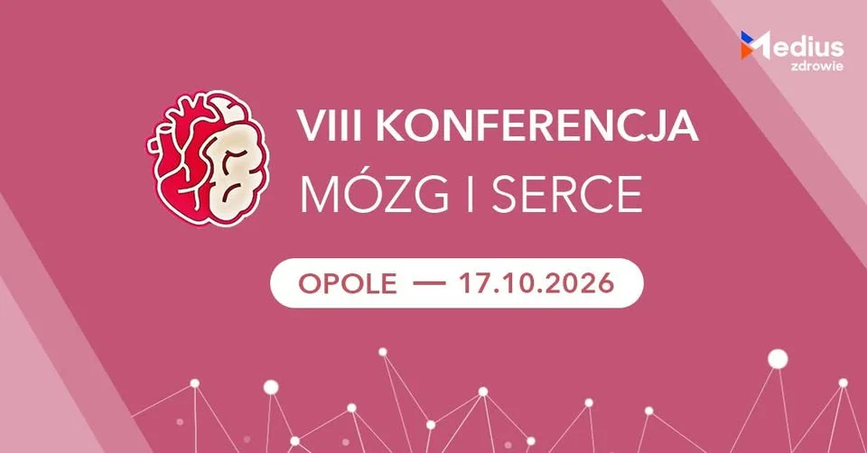 Grafika promocyjna wydarzenia VIII Konferencja „Mózg i Serce” w Opolu