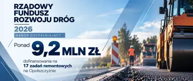 9,27 mln zł na remonty dróg. Wsparcie trafi do 17 zadań