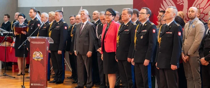 Opolska PSP pożegnała dowódcę - zastępca przejął stery Komendy Wojewódzkiej