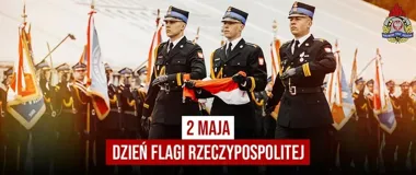 Biało-czerwona w centrum służby - strażacy z Opola świętują 2 maja