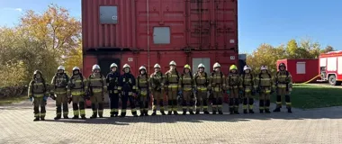 Długie dojście do ognia i prądy wody. 14 strażaków OSP ćwiczyło działania