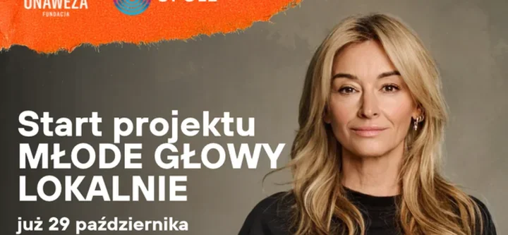 Grafika promocyjna wydarzenia Start projektu MŁODE GŁOWY LOKALNIE w Opolu