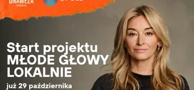 Grafika promocyjna wydarzenia Start projektu MŁODE GŁOWY LOKALNIE w Opolu