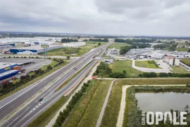 Asfalt na DK 46 i ruch wahadłowy. Utrudnienia przy Makro i we Wrzoskach