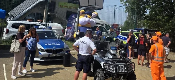 Policyjny quad, Koło Fortuny i lekcje bezpieczeństwa nad Jeziorem Średnim