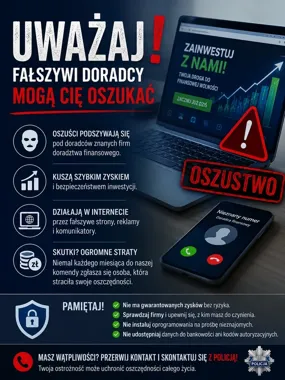 Fałszywi doradcy finansowi w Prudniku. Ludzie tracą oszczędności życia