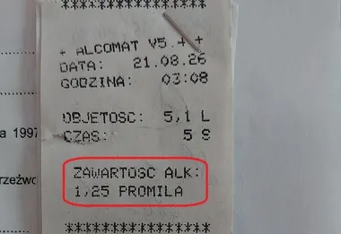 Świadek zapamiętał auto. 20-latek z promilem długo nie pojechał