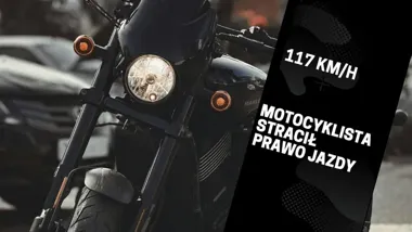 Motocyklista pędził 117 km/h przez Nysę. Stracił prawo jazdy