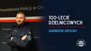 Dzielnicowy z gminy Rudniki po służbie maluje i trenuje dzieci