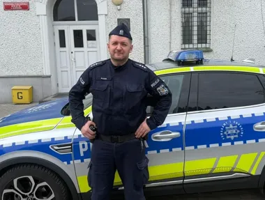 Ten policjant zna rejon najlepiej - i często wyłapuje problem pierwszy