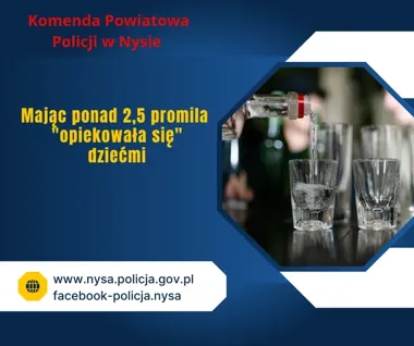 Dzielnicowi weszli do mieszkania w Nysie - zastali matkę po ponad 2,5 promila