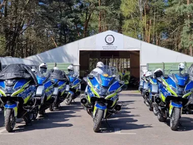 Opolscy policjanci sprawdzili się na torze w Poznaniu