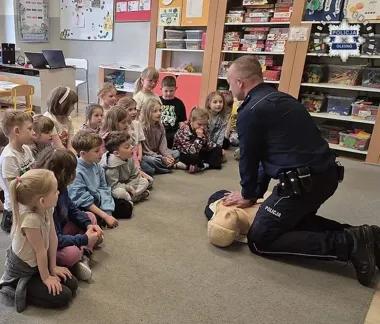 Przedszkolaki z Wojciechowa dostały lekcję, która może uratować życie