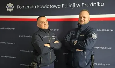 Sekundy przed tragedią - policjanci z Prudnika uratowali 47-latkę