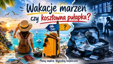 Wakacyjna rezerwacja i chwila nieuwagi - tak oszuści odbierają pieniądze