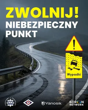 Kierowcy dostaną głosowe ostrzeżenie - akcja ruszyła na najgroźniejszych odcinkach