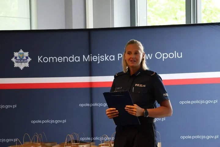Ponad 100 prac i jedna lekcja w Opolu - kask ma chronić na drodze