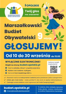 Mieszkańcy Opolszczyzny wybiorą dwa zadania. Głosowanie odbywa się online