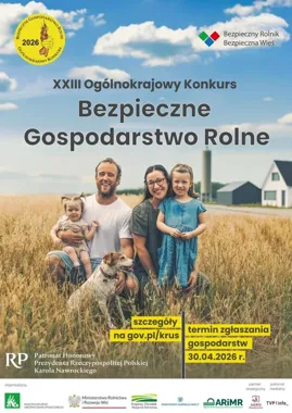 Bezpieczne gospodarstwa znów staną do oceny, a w grze jest ciągnik
